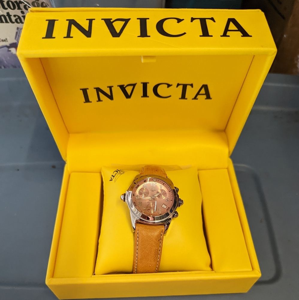 Vntg, Invicta 2507, Women's Dragon Lupah, Swiss Chrono, 100 m, Rare!